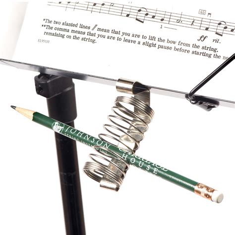 Pencil Guard/Holder for Metal Music Stand 